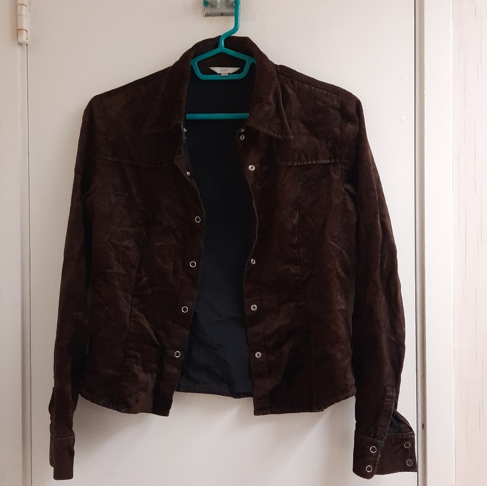 Brown Corduroy/Velvet Jacket